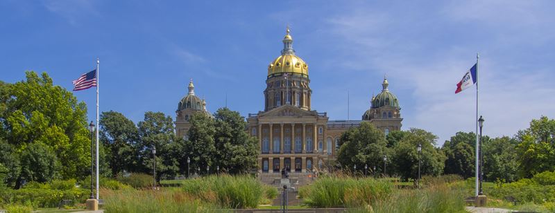 Iowa State Capitol: West Terrace