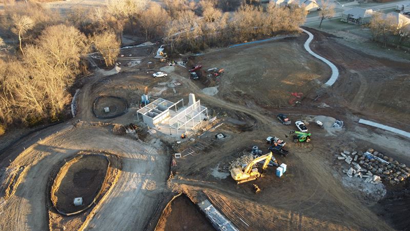 Wilder Bluff Park is Under Construction 