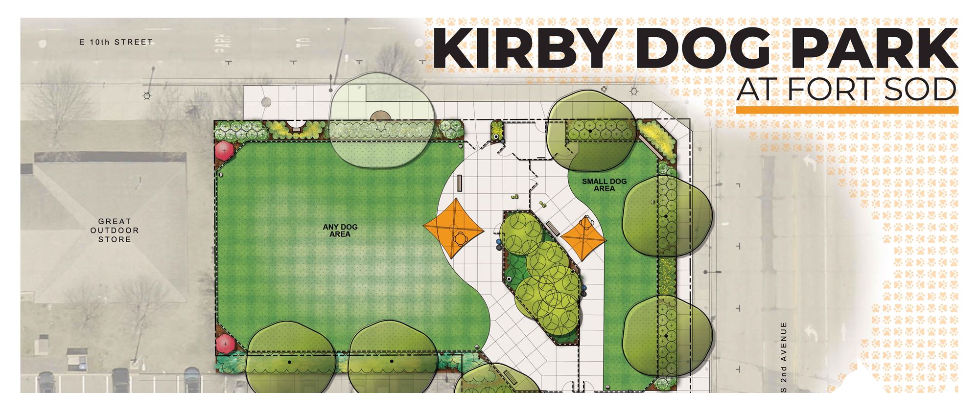 Kirby Dog Park Under Construction