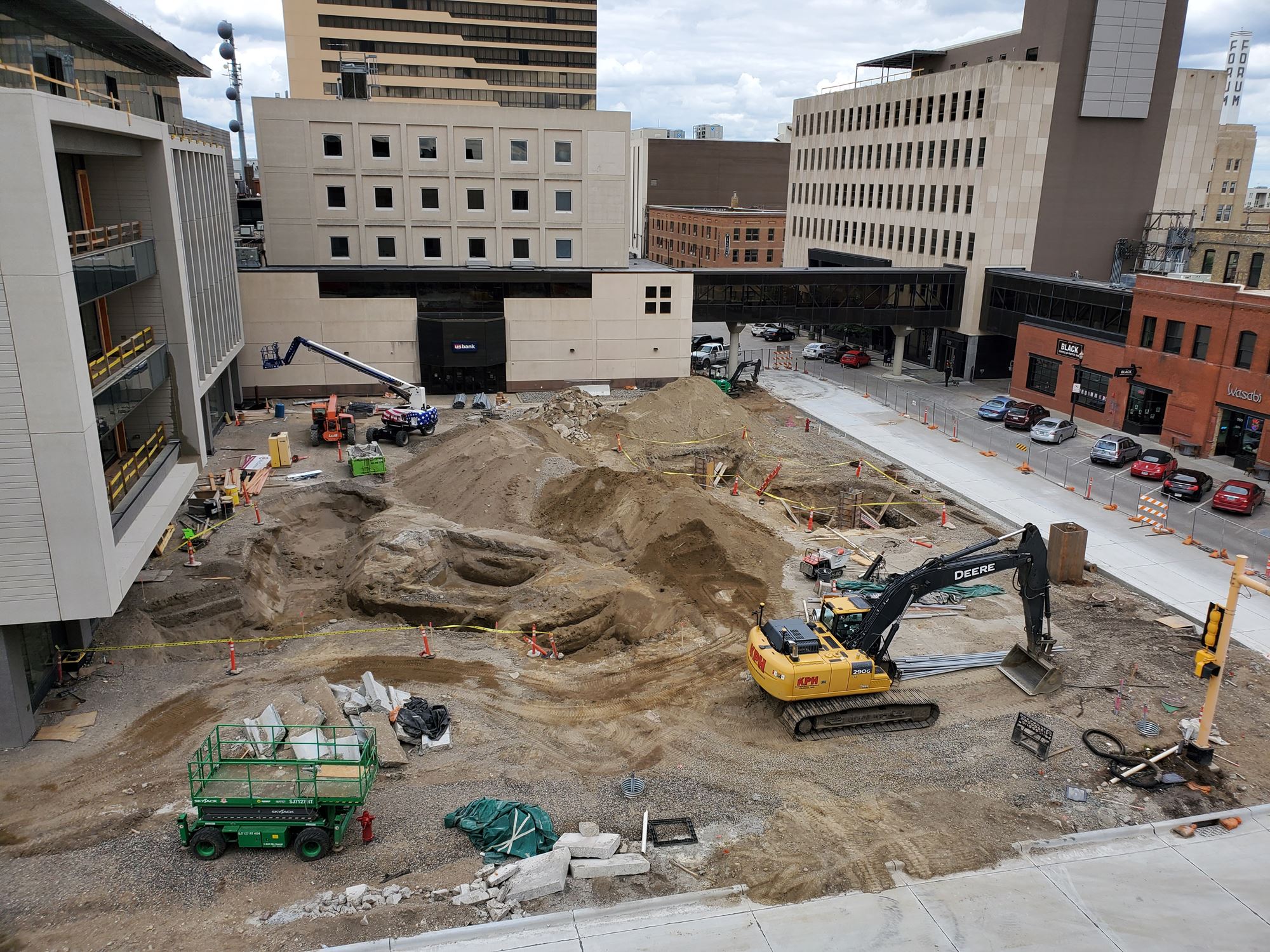 Construction Begins for Block 9 Plaza