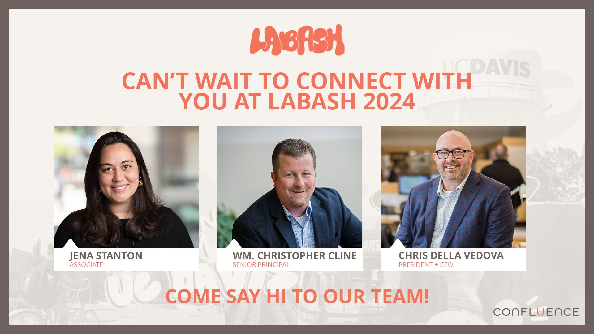 Confluence is excited to once again support the LABASH Conferece hosted by the University of California - Davis as a Sunny Side Supporter! 