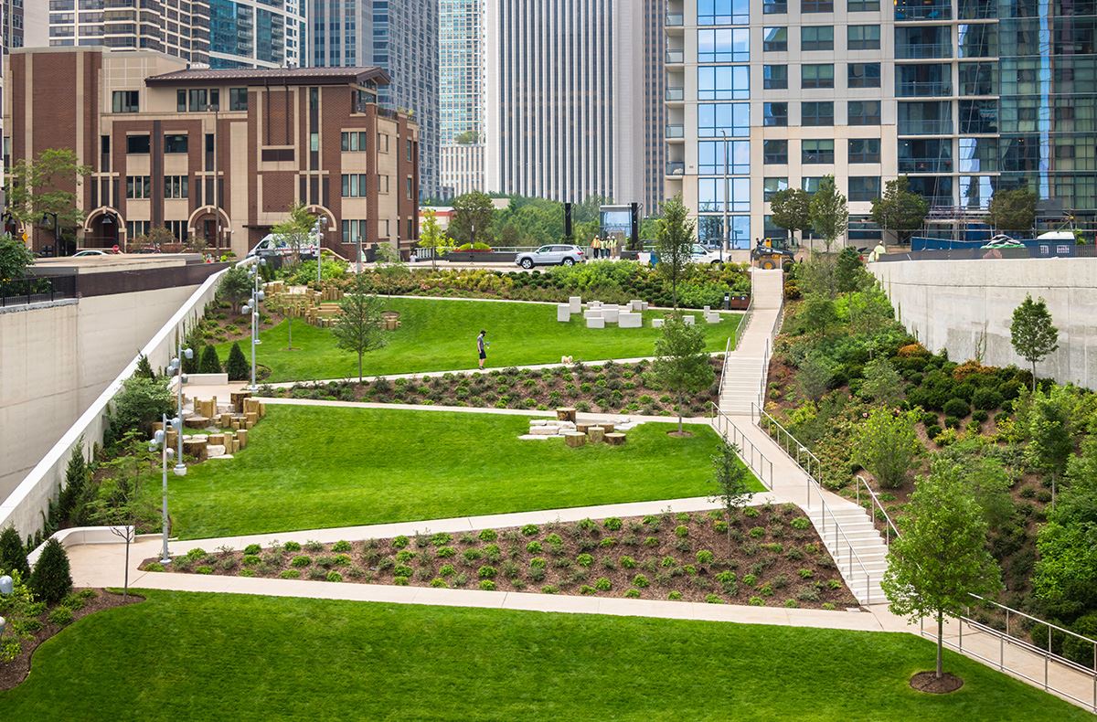 Cascade Park Chicago awarded a Gold Certification from 2023 Grands Prix du Design