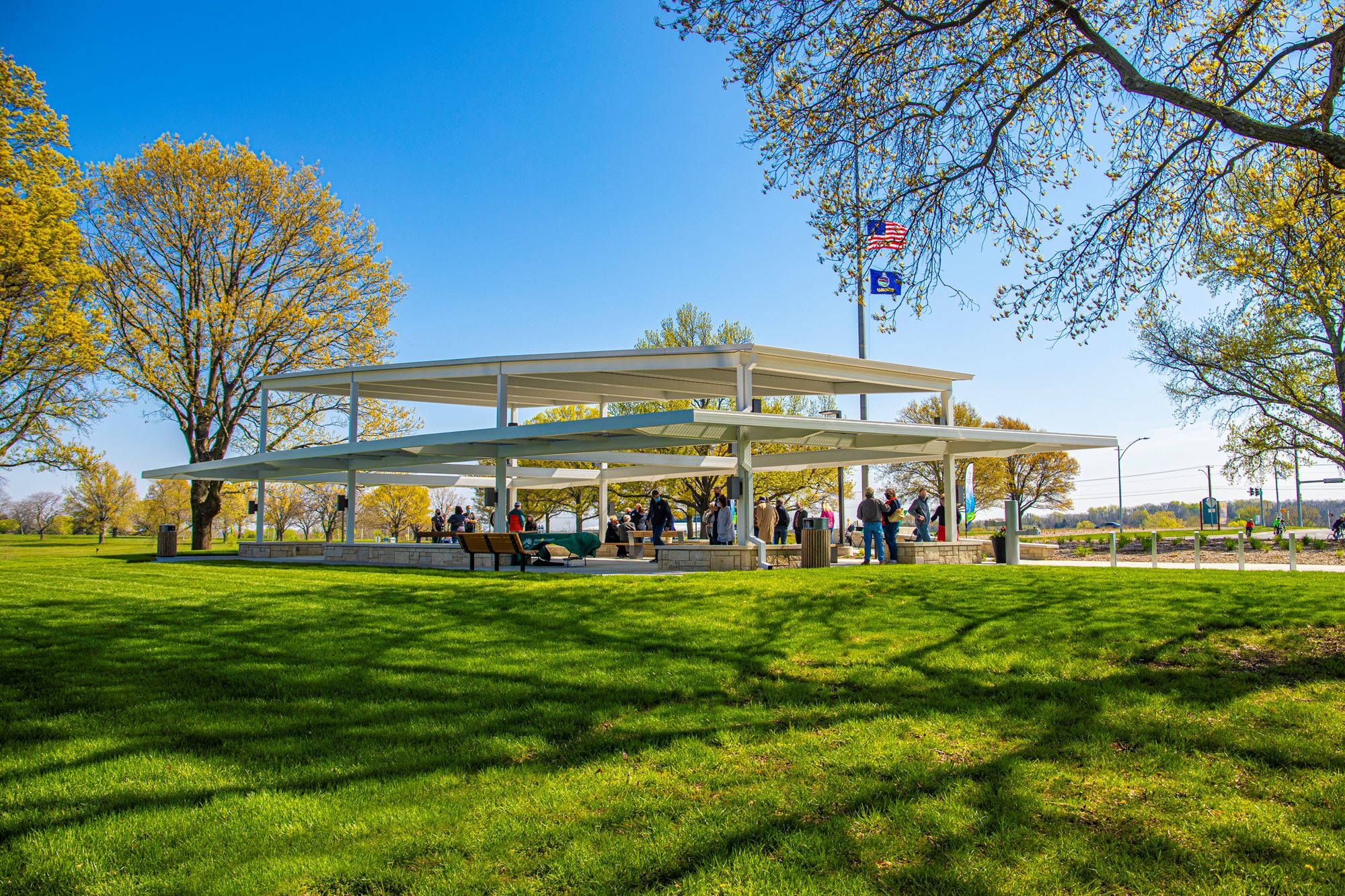 John Barkley Plaza dedicated at Shawnee Mission Park